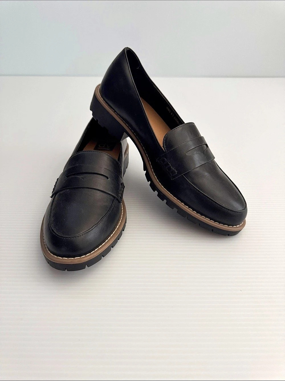 dv dolcevita Black Slip-On Loafers